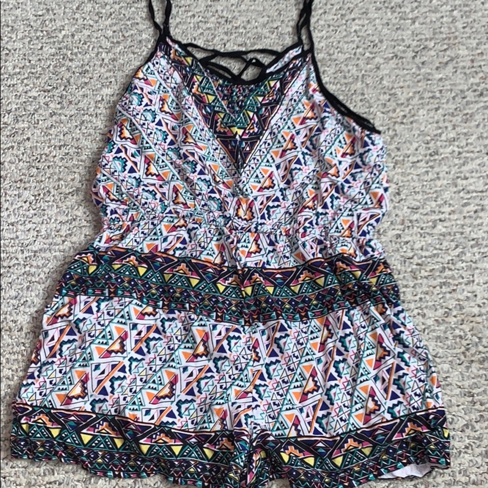 Patterned Romper